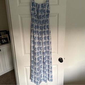 Abercrombie & Fitch Blue and White Floral Dress